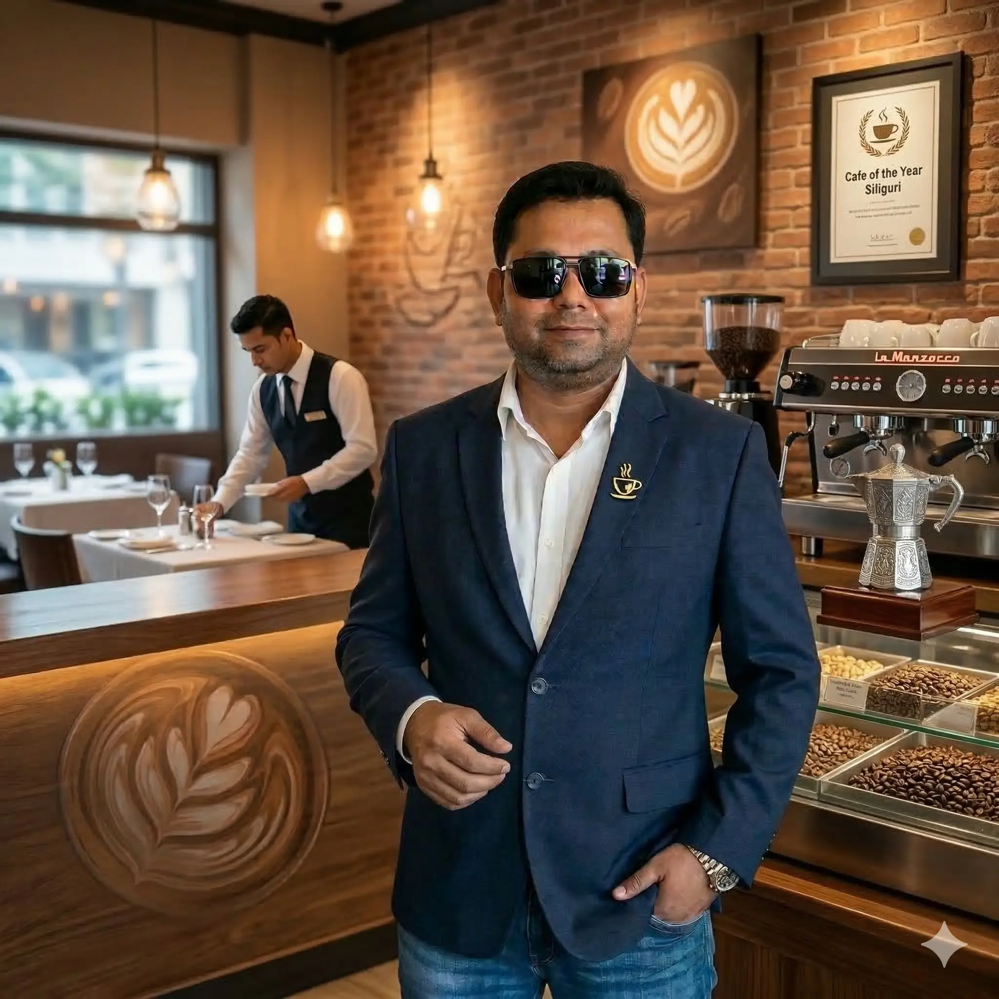 Tanmay Kundu, owner of Underground Cafe & Family Restaurant